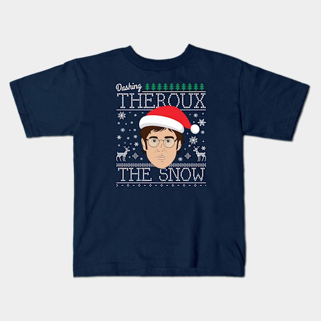 Dashing Theroux The Snow Louis Christmas Kids T-Shirt by Rebus28